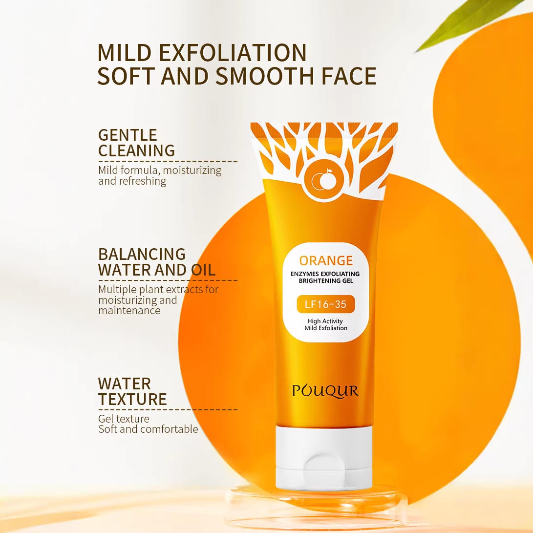 Orange Enzyme Gel Exfoliator – Smooth, Bright, Even Skin