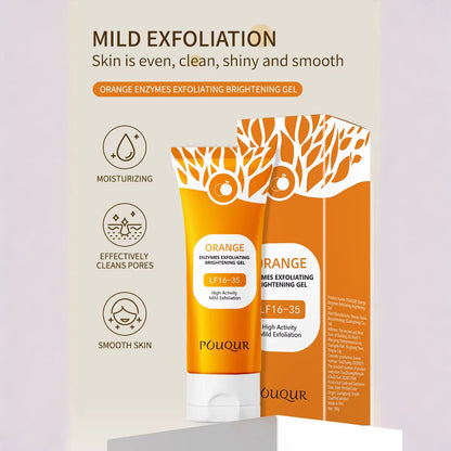 Orange Enzyme Gel Exfoliator – Smooth, Bright, Even Skin