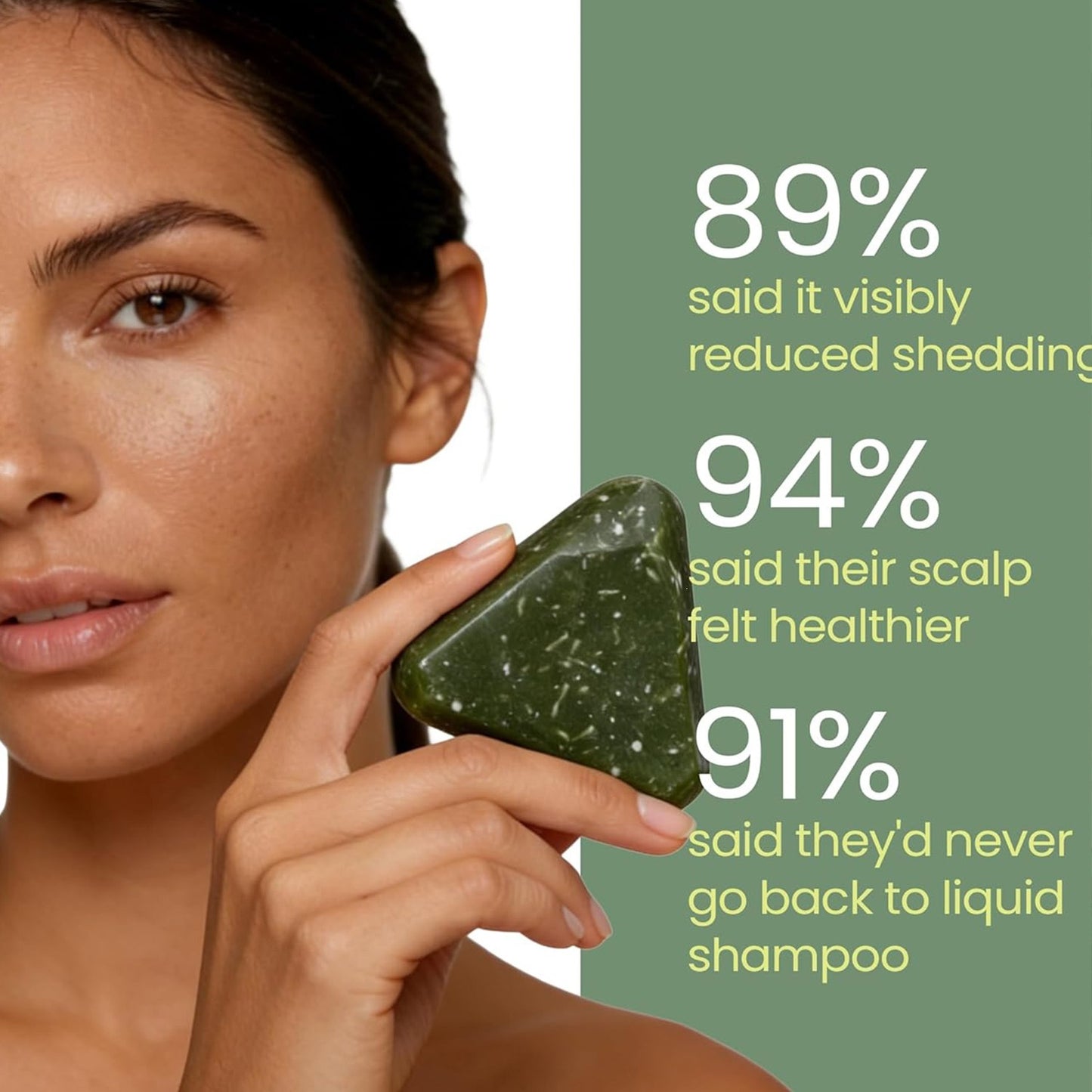 Anti-Hair Loss Shampoo Bar Usman Grass and Platycladus Arborvitae Leaf